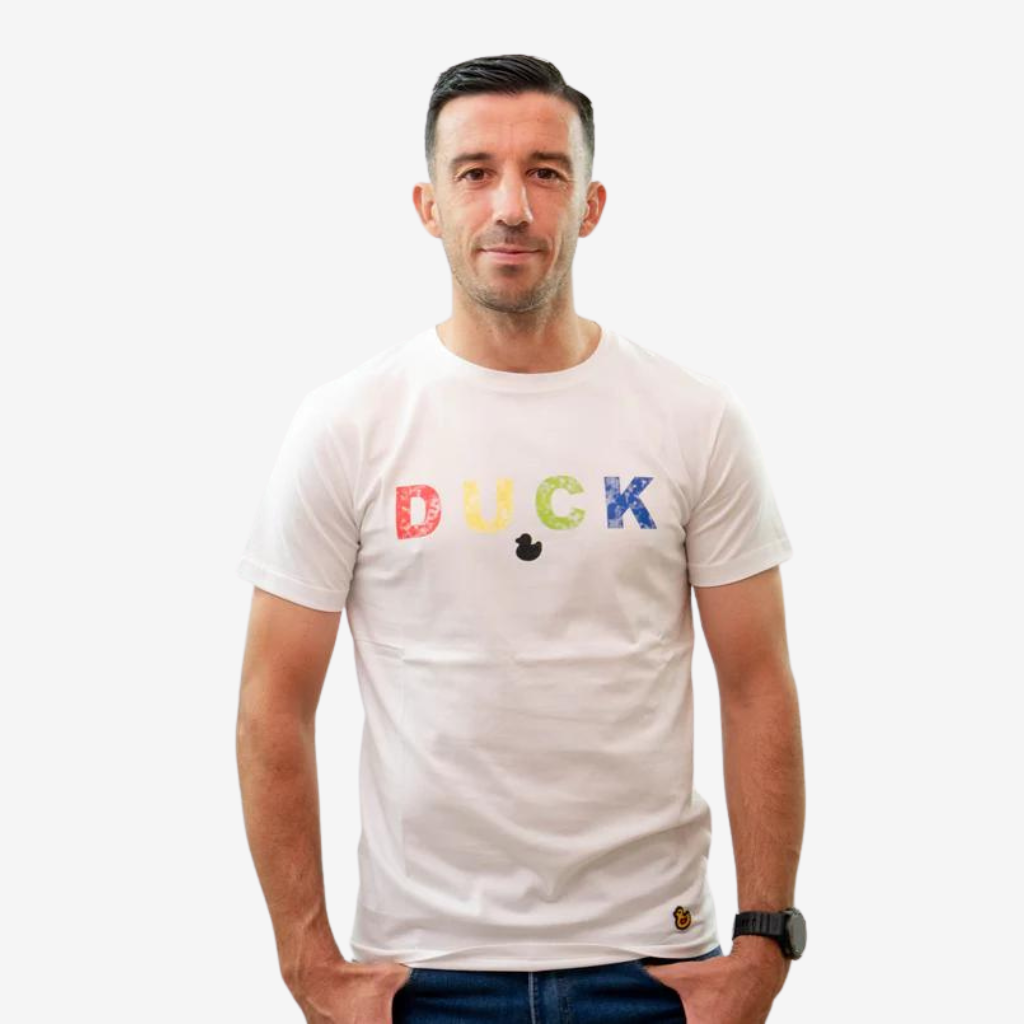 Camiseta Duck Multicolor Blanca
