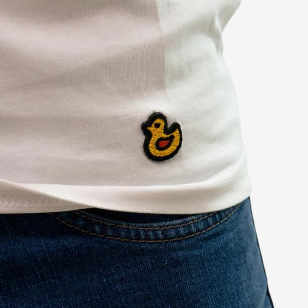 Camiseta Duck Multicolor Blanca