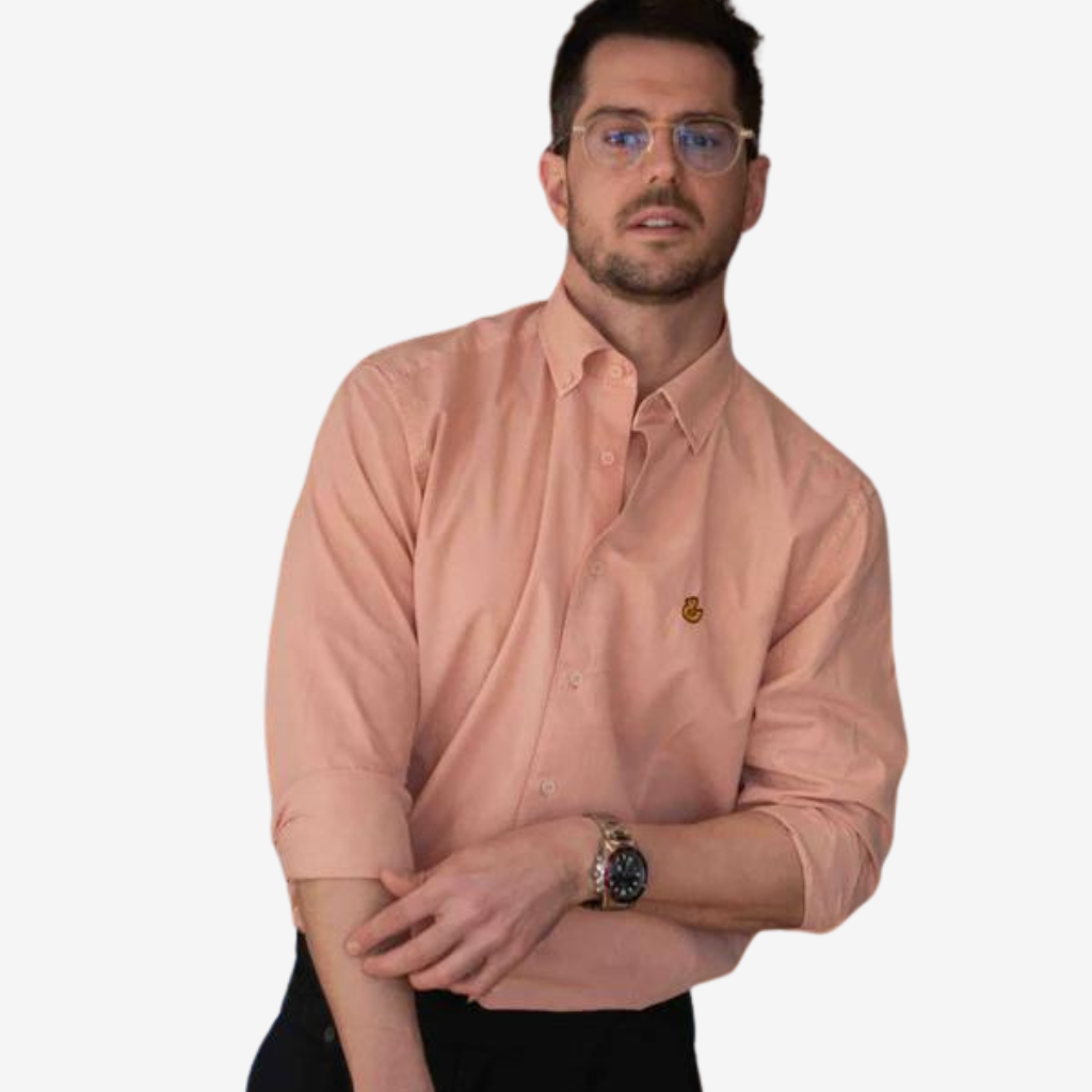 Camisa rosa palo