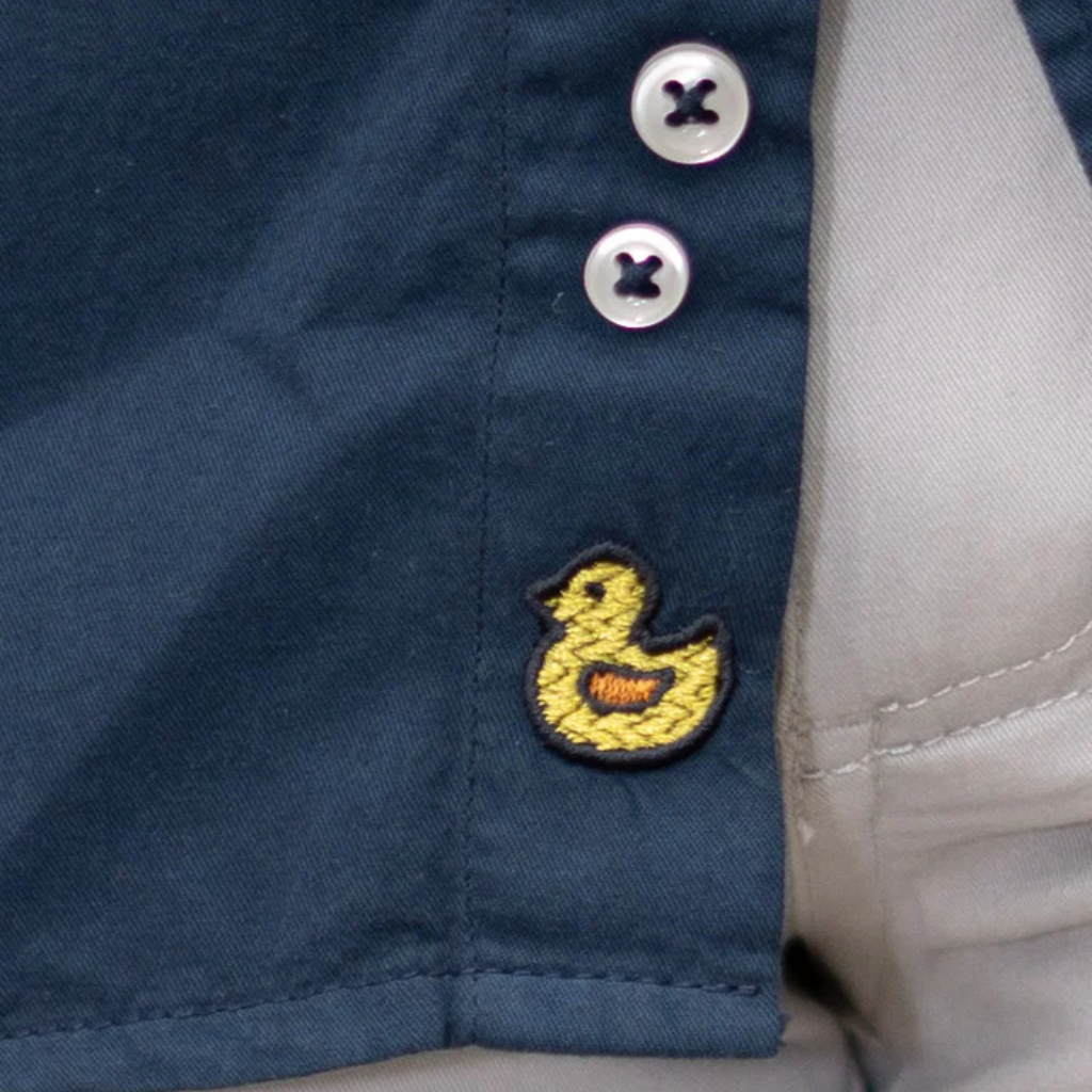 Camisa Azul Marino Elegance