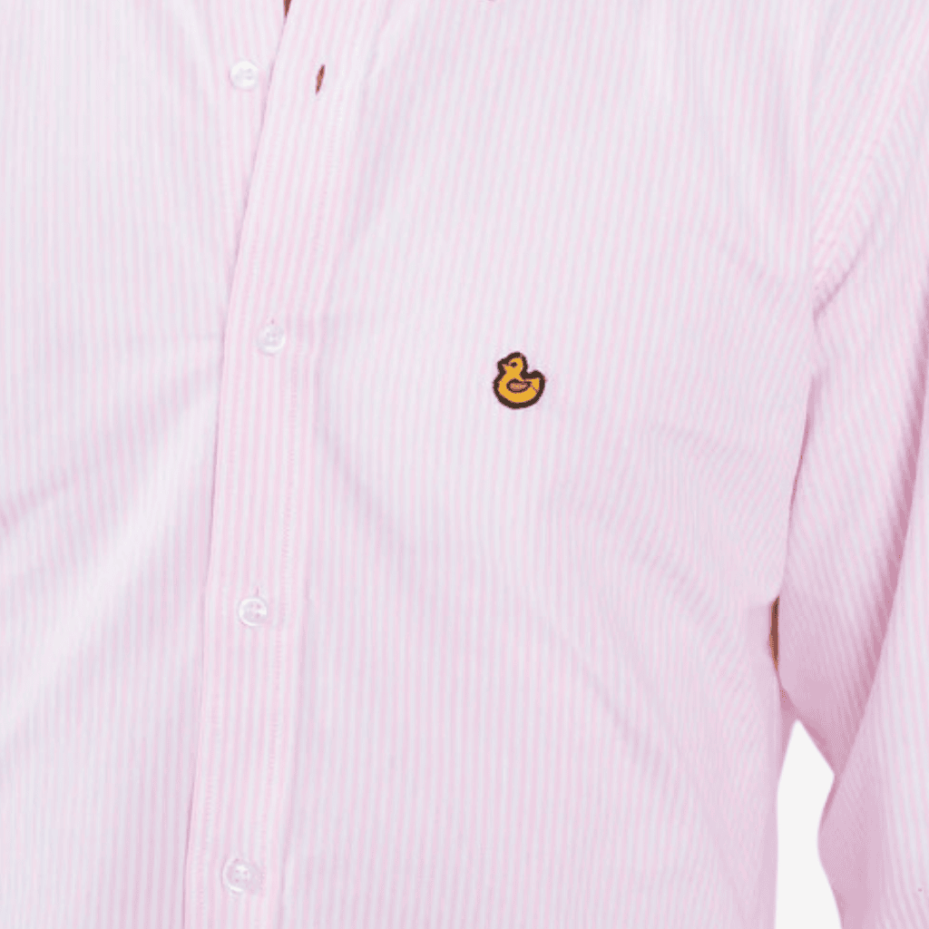 Camisa Oxford Rayas rosas